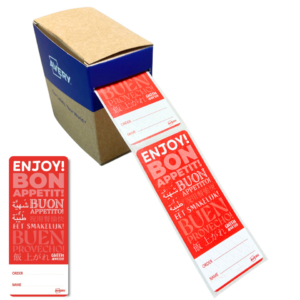 Etichette permanenti con sigillo antimanomissione per consegna alimenti Avery 40x95 mm rosse - FTSEALR-250 (conf.250)