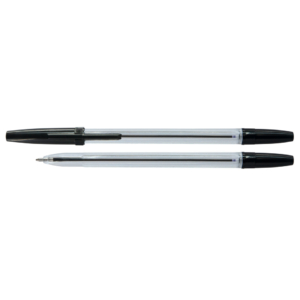 Penna a sfera Office Products - punta 1,0 mm nero - 17015211-05 (conf.50)