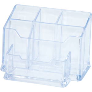 Organizer Donau Classic VII in PS con 4 scomparti - 15,5x10,5x10,1 cm trasparente - 7476001-99