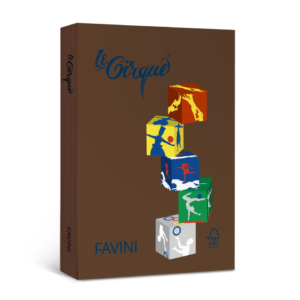 Carta colorata Favini Le Cirque A4 80 g/m² marrone tartufo 301 - A71N534 (risma da 500 fogli)