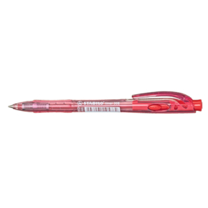 Penna a sfera a scatto Stabilo Liner 308 punta 0,7 mm rosso 308H/1-40