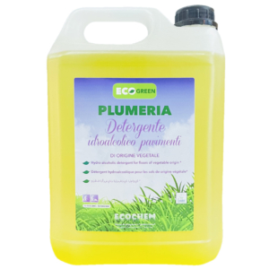 Detergente idroalcolico pavimenti di origine vegetale Ecochem Plumeria Ecolabel 5 L - EL01PLUL005B231