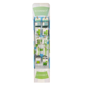 Espositore da terra Q-Connect per batterie in blister