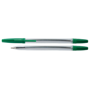 Penna a sfera Office Products - punta 1,0 mm verde - 17015211-02 (conf.50)