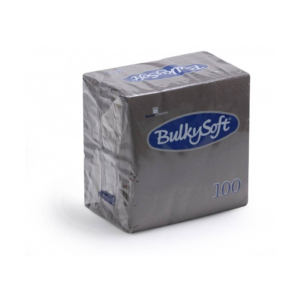 Tovaglioli Bulkysoft Rainbow pura cellulosa 24x24 cm 2 veli - cioccolato - 32462 (20 conf. da 100 pezzi cad.)