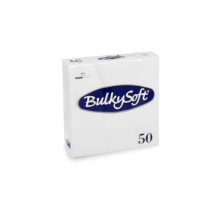 Tovaglioli pura cellulosa Bulkysoft 33x33 cm 2 veli - bianco 32290 (40 conf. da 50 pezzi cad.)