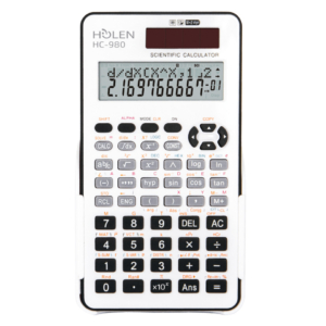 Calcolatrice scientifica Holen HC-980 10+2 cifre 401 funzioni ammessa alla maturità bianco/nero - 3531