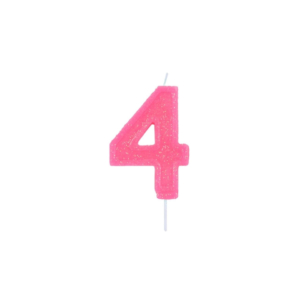 Candelina Party Go colori assortiti H.7,5 cm n° 4 EA0005