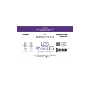 Pellicola protettiva per Smartphone Universale Celly Los Angeles Glossy - Pro UV - PROFILMPRO20UV (conf.20)