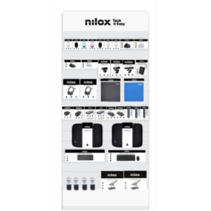 Espositore da parete 205 accessori informatici Nilox Tech con ganci - EXPOLEDNILOXTECH - LoveOffice