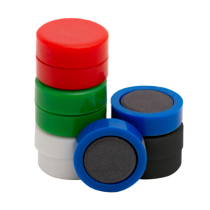 Magneti per lavagne bianche - Ø20 mm - Q-Connect colori assortiti - KF02637 (conf.10)