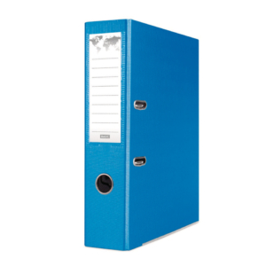 Registratore a leva senza custodia Binder BASIC-S in PP A4 - dorso 8 cm - blu - 21024221-01