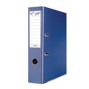 Registratore a leva senza custodia Binder BASIC-S in PP A4 - dorso 8 cm - blu navy - 21024221-03