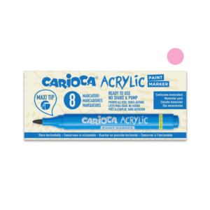 Marcatore acrilico Carioca punta Maxi rosa 45296/12