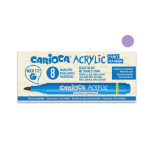 Marcatore acrilico Carioca punta Maxi lilla 45296/09