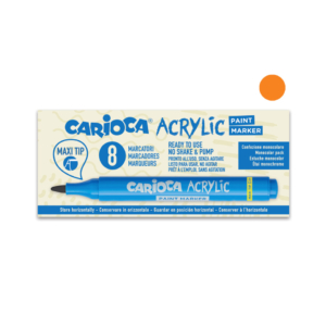 Pennarello acrilico Carioca punta Maxi arancio 45296/08