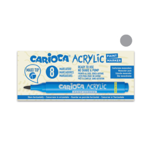 Pennarello acrilico Carioca punta Maxi argento 45296/20