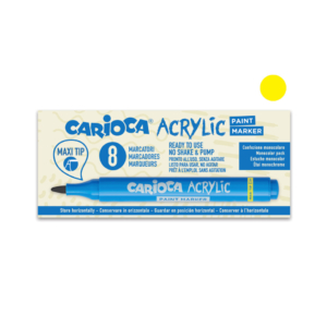 Marcatore acrilico Carioca punta Maxi giallo 45296/05