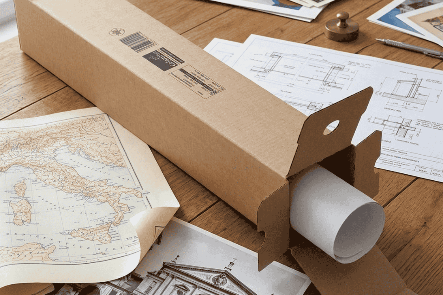 Scatole a tubo per spedizione: soluzioni per e-commerce di quadri e stampe - Loveoffice