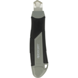 Cutter Westcott Professional larghezza lama 18 mm + 2 lame di ricambio (1+2) grigio - E-184005 00