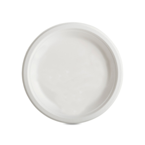 Piatti dessert rotondi in canna da zucchero Oasis Green bianco - Ø 18 cm - OAS-180CA (conf.50)