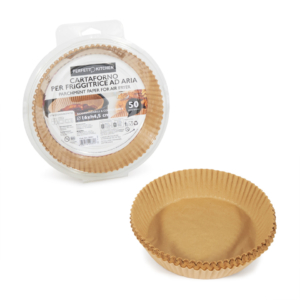 Carta forno per friggitrice ad aria Perfetto Kitchen Ø16xH.4,5 cm - 29381 (conf.50)
