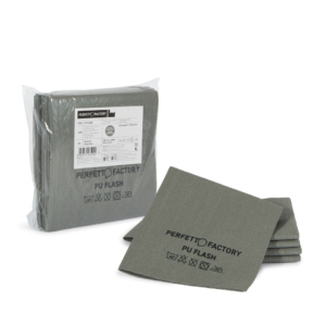 Panno in microfibra PU Perfetto Flash 34x36 cm - colore grigio - 26594 (conf.5)