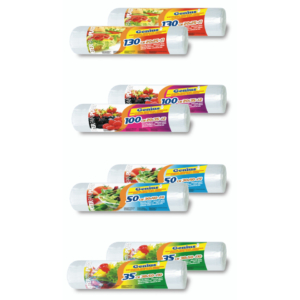 Ricarica rotolo sacchi conservazione cibi Genius Peter Pan Plast - 38x50 cm - GENFR38 (conf.35)