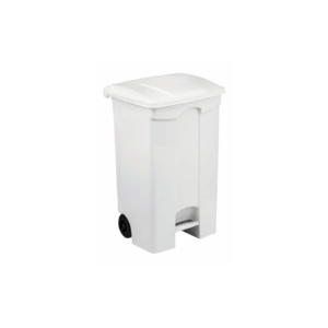 Contenitore mobile a pedale Medial Contitop 90L in PP bianco 115590