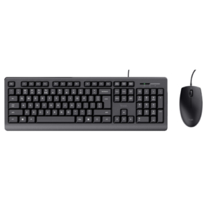Set tastiera e mouse a filo Trust Primo nero 23971