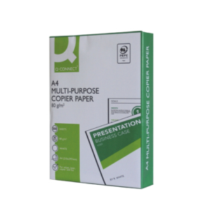 Carta per stampe e copie A4 Q-Connect 80g/m² Risma da 500 fogli - CON0800049