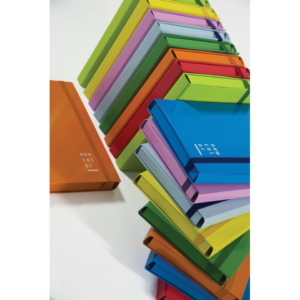 Cartella a 3 lembi con elastico piatto Brefiocart NEW COLOR 25x35 cm Dorso 10 cm Arancio
