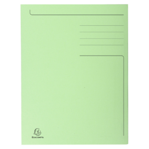 Cartelline a 3 lembi Forever® 24,5x35 cm verde - 449013E (conf.50)