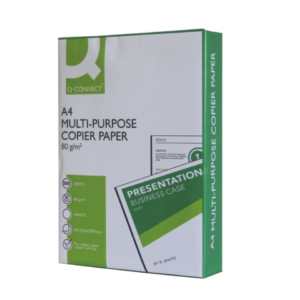 Carta per stampe e copie Q-Connect A4 80g/m² (5 risme da 500 fogli)