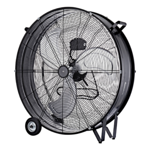 Ventilatore industriale a 3 velocità Melchioni Family con ruote nero Ø 75 cm 118620064