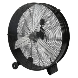 Ventilatore industriale a 3 velocità Melchioni Family con ruote nero Ø 90 cm 118620076