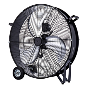 Ventilatore industriale a 3 velocità Melchioni Family con ruote nero Ø 60 cm 118620063