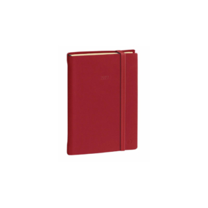 Agenda giornaliera 2026 Quo Vadis Daily 17 Prestige Silk 12x17 cm rosso 37601626MQ