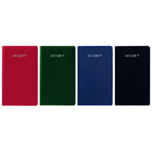 Planning 2027 mensile da tasca 7x13,5 cm colori assortiti - 26-190VQ99 (conf.20)