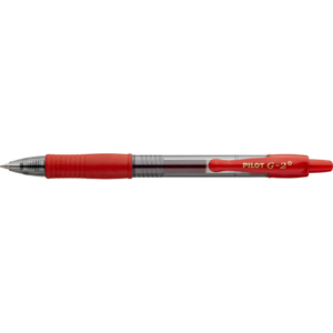 Penna a sfera a scatto Pilot G-2 - Rosso - 0,7 mm - 001522