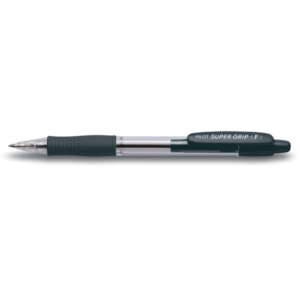 Penna a sfera a scatto Supergrip Pilot - 0,7 mm - Nero