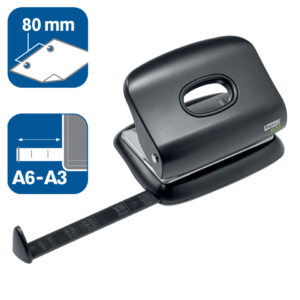 Perforatore Rapid Eco Rapid - 2 fori - 20 fogli - Nero - 24845300