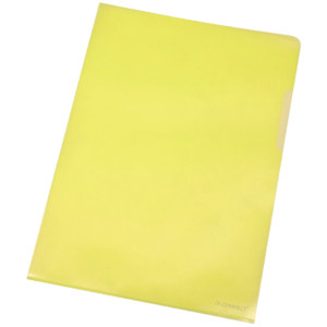 Buste a L A4 Q-Connect ppl ecologico - Giallo - KF00308 (conf.100)