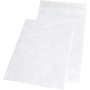 Buste a sacco con soffietti e strip Bianche 25x35,3x3,8 cm Tyvek formato B4 - 55g/m² (conf.100)