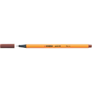 Fineliner Stabilo Point 88® 0,4 mm terra di Siena bruciata 88/75