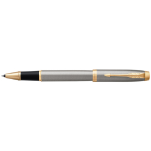 Penna roller Parker IM punta F inchiostro Nero Brushed Metal GT 1931663