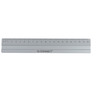 Righello Q-Connect alluminio Argento 20 cm E-10290 IA