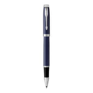 Penna roller Parker IM punta F inchiostro Nero Blue GT 1931661
