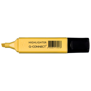 Evidenziatore Gialli Pastel Q-Connect 1,5-2 mm KF17957