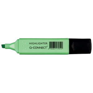 Evidenziatore Verdi Pastel Q-Connect 1,5-2 mm KF17959